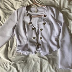 White blazer